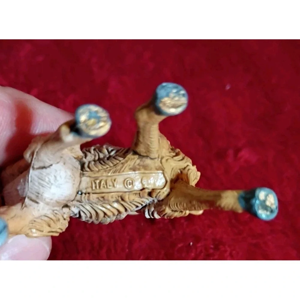 Vintage Fontanini Depose Italy Nativity Goat Figurine Polymer Animal 2.5 Inch